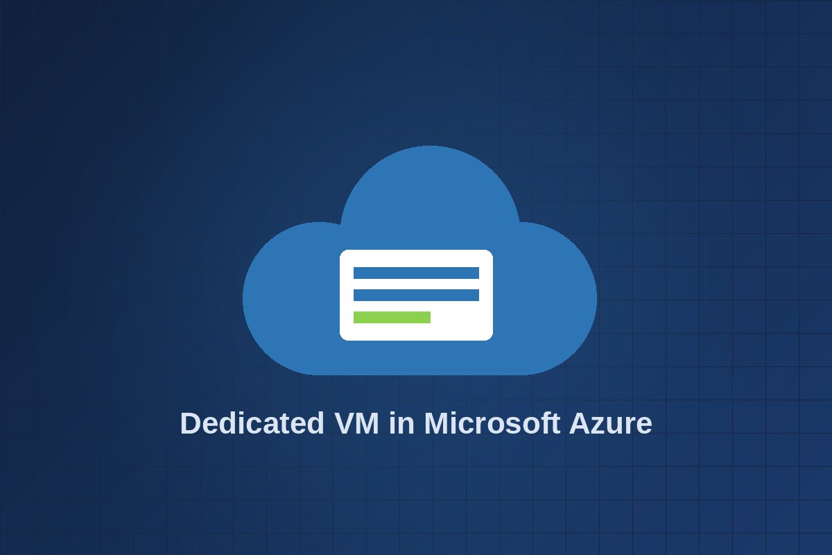 DM Cloud dedicated VM