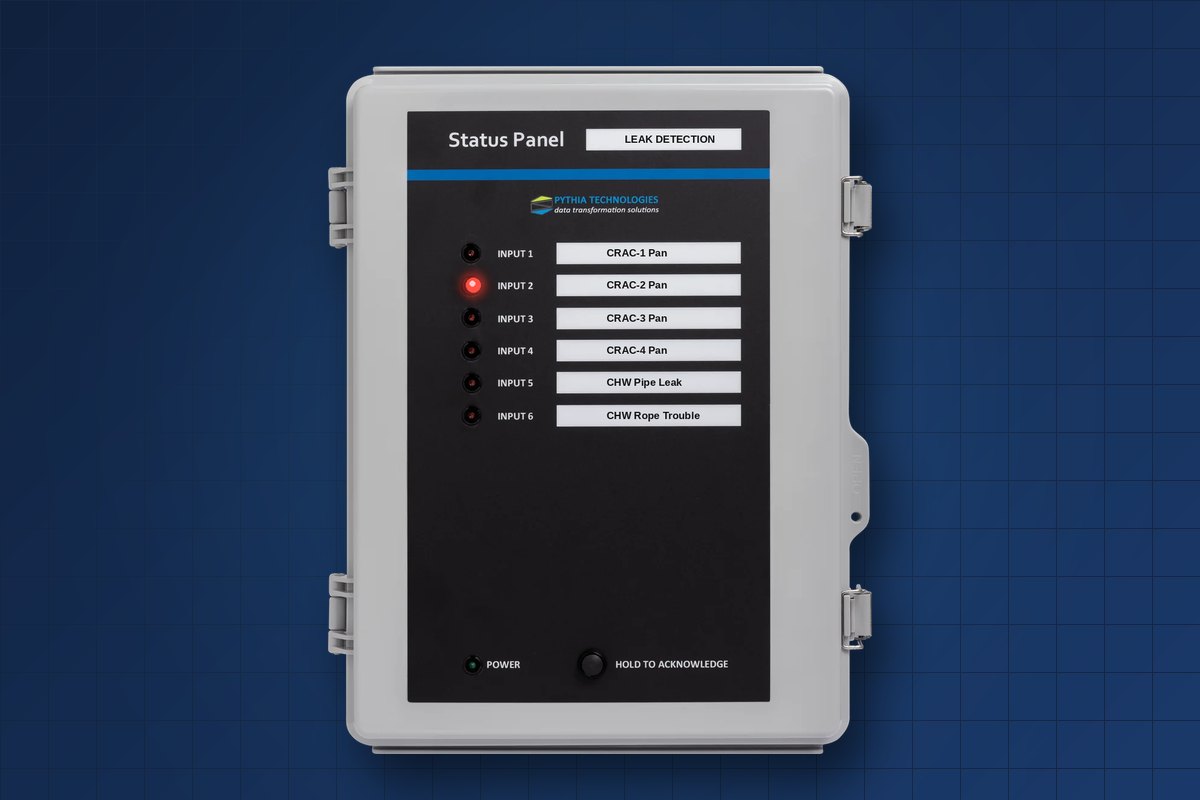 Remote Leak Detection Panel with six labeled leak zones