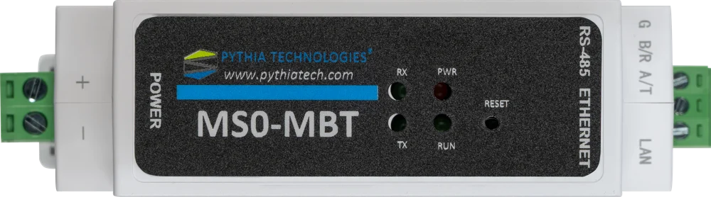 MS0-MBT DIN-rail Modbus TCP gateway